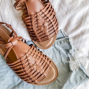 Flat Strappy Boho Sandals